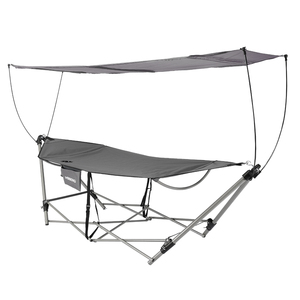 <span class=keywords><strong>Hamac</strong></span> portable en nylon à grande capacité de charge, <span class=keywords><strong>camping</strong></span> en plein air, installation facile, <span class=keywords><strong>hamac</strong></span> de sommeil, équipement de mobilier d'extérieur populaire - Product Image 3
