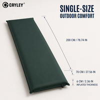 Matelas de camping auto-gonflant, portable, imperméable, pour tente, randonnée, backpacking, voyage