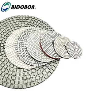 用于花岗岩大理石混凝土的高品质 Bidobon 7英寸金刚石抛光垫