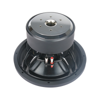 Altavoz wofer de aluminio negro JLD 800W RMS altavoces de coche de cono de fibra de carbono de montaje superficial subwoofer de 12 pulgadas