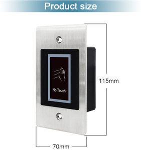 Pulsante di Uscita Automatico Impermeabile con Sensore a Infrarossi Senza Contatto per Sistema di Sicurezza - Product Image 6