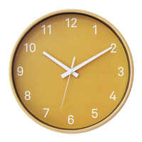 Horloge murale numérique moderne Hendery de 12 pouces, style antique, chiffres arabes personnalisables, design élégant pour salon