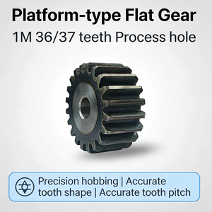 Engranaje Recto de 1 Módulo, 36-37 Dientes, 1M36T/37T, Alta Universalidad, Antirresonancia, Engranaje Plano para Reductor, Personalización No Estándar - Product Image 1