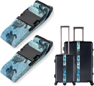 <span class=keywords><strong>Sangle</strong></span> de bagage/ceinture à bagages avec logo personnalisé OEM ODM, accessoires de voyage robustes et tendance, avec serrure TSA et mots de passe - Product Image 1