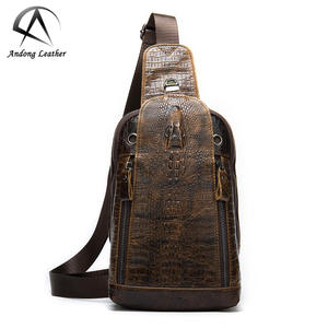 Bolso Bandolera Cruzado de Cuero Vacuno Genuino Andong, Estilo Retro, para Hombre, de Gran Capacidad, para Uso Diario y al Aire Libre - Product Image 1