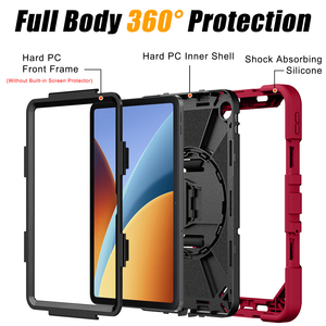Funda Protectora Resistente para Tablet con Soporte Giratorio, Protección a Prueba de Golpes y Correa de Mano para Redmi Pad 2 9.7 - Product Image 4