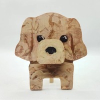 Support à lunettes créatif en bois en forme d'animal, Ornement de rangement, Présentoir de bureau, Étagère de rangement artisanale pour salon et bureau