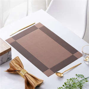 Napperon de luxe cuisine résistant à la chaleur facile à nettoyer tapis de Table en vinyle en plastique imperméable antidérapant - Product Image 5