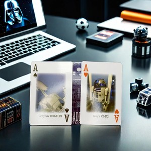Cartes à jouer de poker pour adultes avec impression personnalisée, design personnalisé, durables, imperméables, en PVC plastique, impression par transfert thermique, sexy, amour, taille personnalisée - Product Image 3