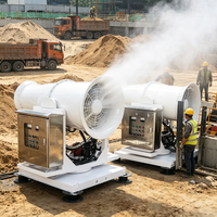 Générateur de brouillard portable, canon de désinfection, pulvérisateur anti-poussière, machine de suppression de la poussière