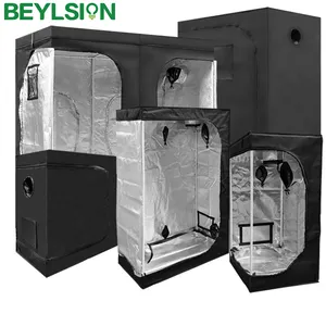 BEYLSION 600D库存种植帐篷生长箱帐篷室室内植物防水水培生长快速交付