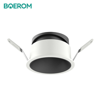 Boîtier LED carré en aluminium MR16 Spot Light Frame Encastré Intégré Downlight Holder Downlight Fixture Module