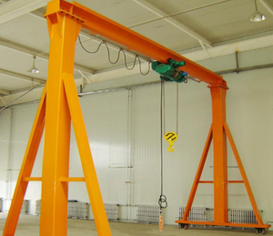 Alta calidad 500 kg 3 ton 5 ton 10 Ton Interior Manual portátil Mini grúa de pórtico con elevador de cadena eléctrica Precio - Product Image 4