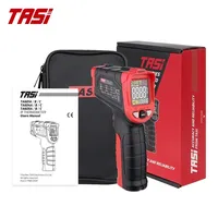 TA601A TA601B TA601C Digital Infrared Thermometer Plastic Laser Positioning Temperature Meter LCD Light Alarm Non-Contact