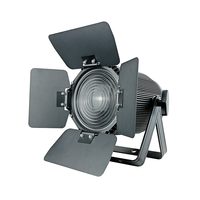 IP65 étanche lumière de scène 3200K blanc chaud 100W COB PAR lumière portable LED DMX 512 fresnel lumière pour fête mariage disco TV