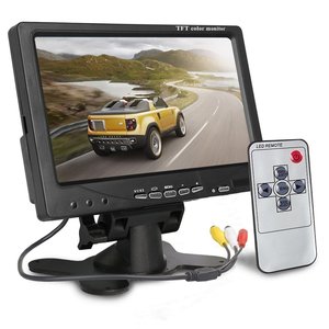 Mini téléviseur d'usine 7 pouces HD TFT LCD 800x480, écran portable <span class=keywords><strong>pour</strong></span> voiture avec deux entrées CMMB <span class=keywords><strong>pour</strong></span> voitures et camions RCA/CVBS - Product Image 4