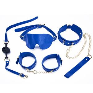 Cokelife SM Roleplay Game Sex Handcuffs Bdsm Restraint Kit Suit Adult SM 5pcs Bondage Set - Product Image 1