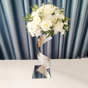 Soporte de flores Decoración DE BODA Centros de <span class=keywords><strong>mesa</strong></span> Decoración de <span class=keywords><strong>mesa</strong></span> <span class=keywords><strong>dorada</strong></span> Piezas de <span class=keywords><strong>centro</strong></span> <span class=keywords><strong>Mesa</strong></span> de boda - Product Image 5