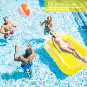 Bán buôn PVC Inflatable hồ bơi nổi với tựa lưng thoải mái hồ bơi <span class=keywords><strong>Float</strong></span> giường phòng chờ - Product Image 2