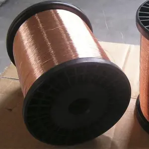 Stock de fábrica alambre de cobre trenzado esmaltado brillante 4awg 10awg 2mm 12mm