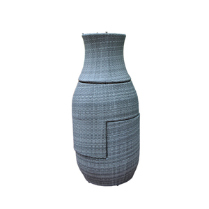 <span class=keywords><strong>Set</strong></span> da <span class=keywords><strong>balcone</strong></span> tavolo e sedie impilati <span class=keywords><strong>per</strong></span> esterni da giardino in rattan a forma di vaso <span class=keywords><strong>per</strong></span> cortile e villa - Product Image 5