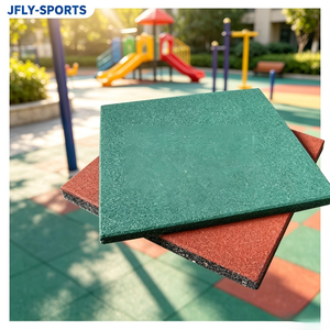 Tapis antidérapant en caoutchouc EPDM résistant à l'usure pour sols extérieurs, installation facile pour aire de jeux pour enfants, parc de fitness communautaire - Product Image 1