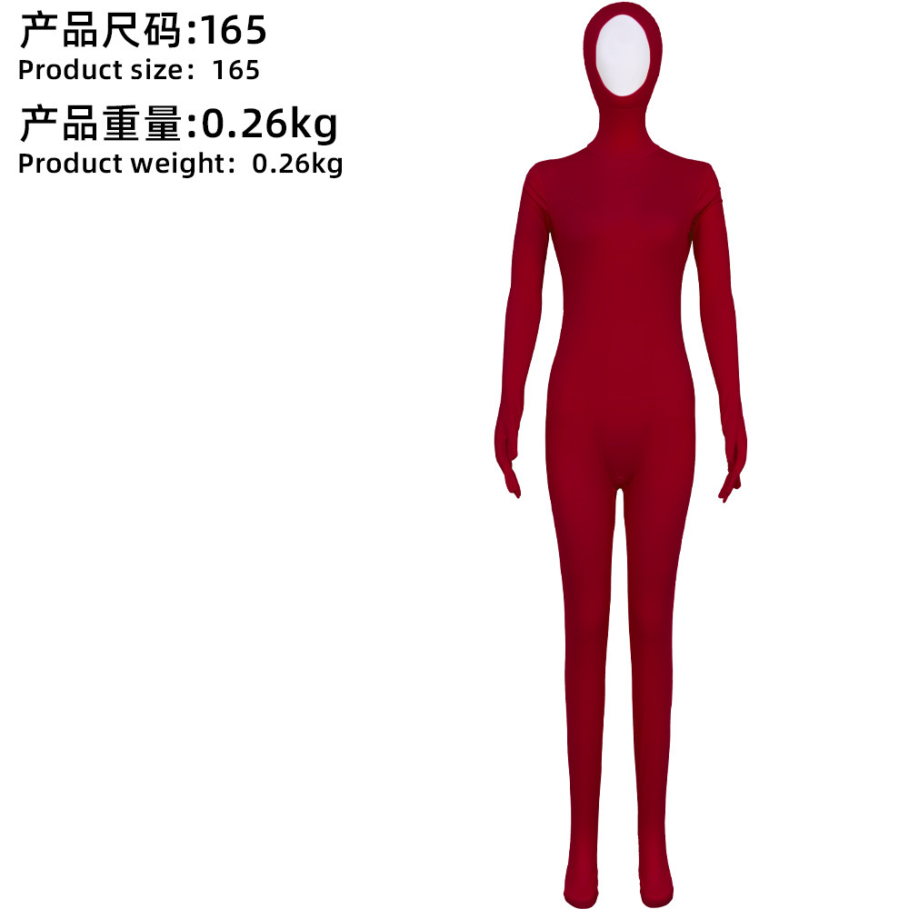 Burgundy - Unisex style with hands, feet, and face shown