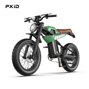 PXID 2024 New Model P6 Fat Tire E-bike 20AH 35AH Lithium Battery Electric Mountain Bike