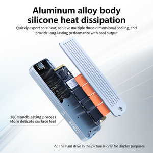 Itgz M.2 NVMe SSD vỏ nhôm 10Gbps USB-C usb3.2 Mini M2 2280/2230/2242/2260 2TB PC Mac Ổ cứng gắn ngoài - Product Image 4