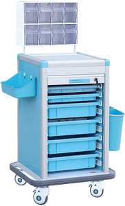 Mt Medisch Meubilair Spoedeisende Geneeskunde Trolley Abs Medicatie Medicijnafgiftewagen Voor Klinieken En Ziekenhuizen - Product Image 5