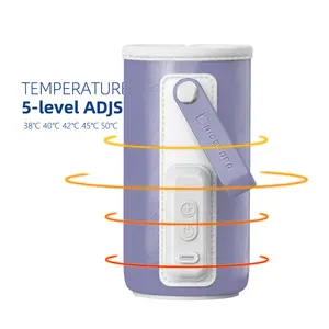 智能usb快速加热恒温器便携式婴儿喂养奶瓶保暖器旅行用盖