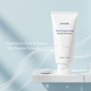 Limpiador Facial de Crema de Proteína de Seda Personalizado OEM ODM 120g con Ácido Hialurónico Doble HA, Espuma Rica, Limpieza Profunda e Hidratante - Product Image 3