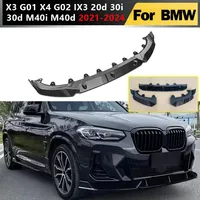 M Performance pour X3 G01 X4 G02 IX3 20d 30i 30d M40i M40d 2021-2024 Lame avant, Lame de pare-chocs avant, Spoiler, Diffuseur