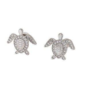 Pendientes de tuerca de moda de estilo coreano simples y frescos para primavera/verano circón-<span class=keywords><strong>incidentalmente</strong></span> tortuga ballena Concha oreja hueso tachuelas - Product Image 5