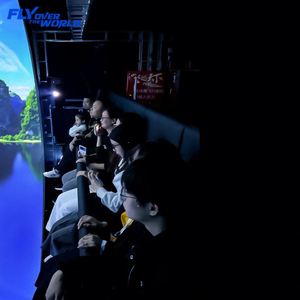 9D Virtual Reality Motion Seat Inner Spherical Screen Flying Theater Experience Projector Amusement Equipment - Product Image 3