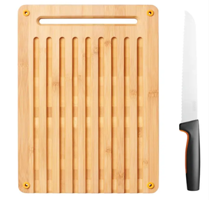 Tabla de Cortar Pan Multifuncional Personalizada de Bambú y <span class=keywords><strong>Madera</strong></span>, Bandeja para Pan 2 en 1 - Product Image 2