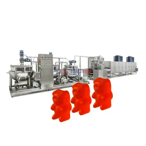 Machine TG Gelée gommeuse orientée sur la qualité Bonbons mous gommeux à la vitamine Machine de fabrication de bonbons gommeux Équipement de fabrication