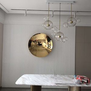 Sculptures murales modernes en <span class=keywords><strong>métal</strong></span> avec polissage miroir, taille personnalisée, <span class=keywords><strong>sculpture</strong></span> décorative pour la maison, vente en gros - Product Image 3