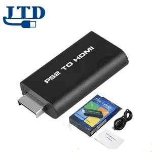 וידאו AV מתאם עבור פלייסטיישן 2 PS2 כדי HDMI ממיר w/ 3.5mm אודיו פלט, עבור HDTV