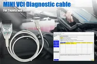 Version 2025 la plus récente V18 MINI VCI pour TOYOTA TIS Techstream Mini VCI Puce FTDI FT232RL J2534 Câble de diagnostic automobile OBD2