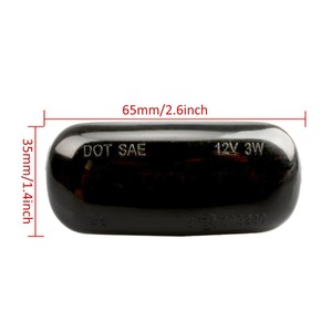 Luz de Posición Lateral para Audi A3 A4 A6 A8 B6 B7 B8 RS6, 12V 3W DOT SAE 65mmx35mm, Lámpara de Señal de Giro - Product Image 1