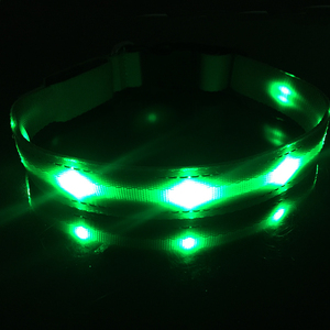 -Licht Für Hund Halsbänder Custom Designn Glow In <span class=keywords><strong>The</strong></span> Dark Hund Kragen - Product Image 6