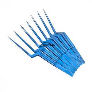 ملقط أورام صغير, ملقط أورام صغير حلقي مسنن لامساك الأنسجة وأدوات جراحة الأعصاب من التيتانيوم - Product Image 3