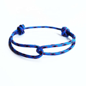 Nuovo Design Braccialetto Regolabile in Corda Paracord Intrecciata a Mano da 2mm con Moschettone in Lega di Zinco 241cm - Product Image 2