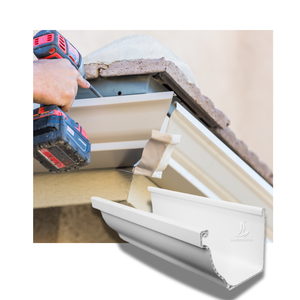 Tuyau de descente d'eau de pluie en <span class=keywords><strong>PVC</strong></span> résistant aux intempéries, facile à installer, <span class=keywords><strong>gouttière</strong></span> carrée pour les zones tropicales - Product Image 3