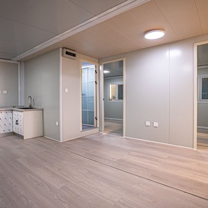 Muy Vendida: Sala de Actividades Prefabricada de Acero Móvil Rápida, con Diseño Plegable y Expandible de Doble Ala, para Dormitorio y Taller - Product Image 2