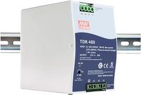 Haute fiabilité signifie bien TDR-480 série 480W 24v alimentation de commutateur de RAIL DIN industriel triphasé avec TDR-480-24 PFC