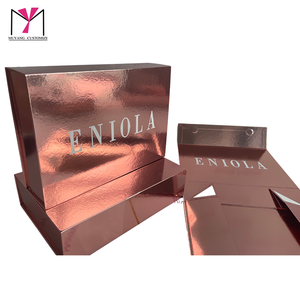 ENIOLA Rigid <b>Cosmetic</b> <b>Box</b> With Satin Liner Hot Stamping Logo Rectangle Shape High-End Packaging - Product Image 5