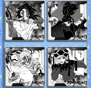 Sous-verre Anime Japonais Boîte Mystère Surprise Épaisseur 3mm pour Décoration de Bureau, Cadeau, Vente en Gros, Personnalisable, Famille - Product Image 3