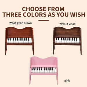 <span class=keywords><strong>Piano</strong></span> numérique 25 touches pour enfants avec clavier en bois massif - Jouet musical éducatif alimenté par piles avec étui - Instrument pour la <span class=keywords><strong>famille</strong></span> - Product Image 5
